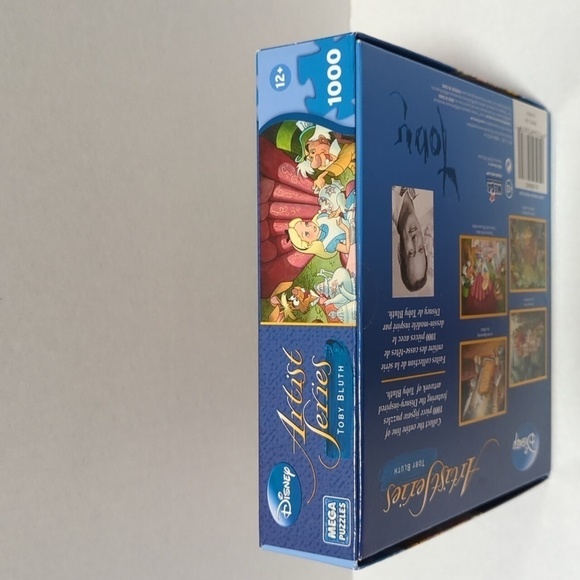 Mega Puzzles Disney Artist Series Toby Bluth Tea Time with Alice 1000 Pc RARE!! - Picture 5 of 7
